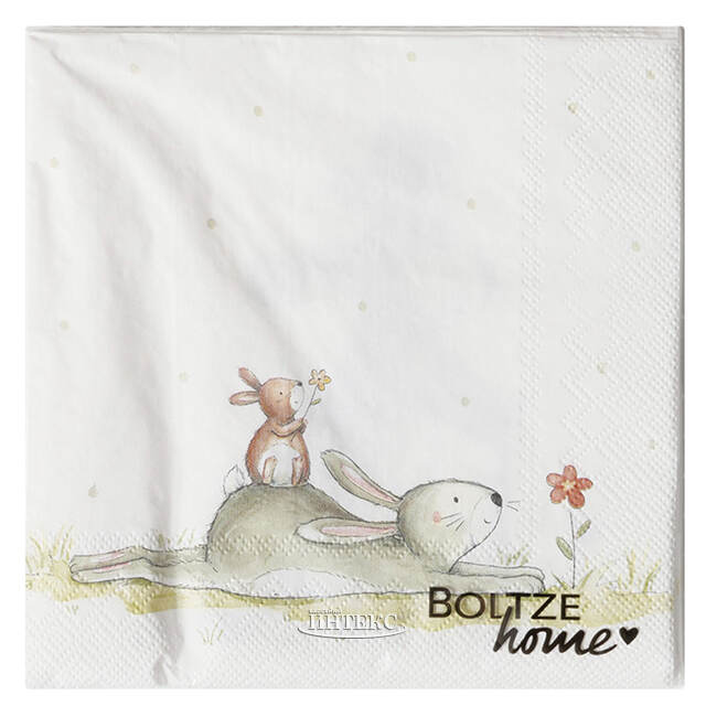 Бумажные салфетки Bunny: Spring Break 17*17 см, 20 шт Boltze (Больтце)