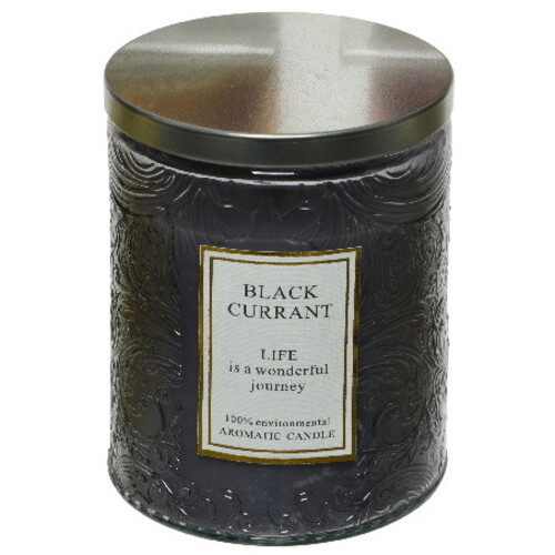 Ароматическая свеча Enjoing Life Series: Black Currant 9 см, 32 часа горения Kaemingk