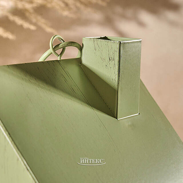 Подсвечник - домик Ромашки и пчелки 27*14 см зеленый Boltze (Больтце)