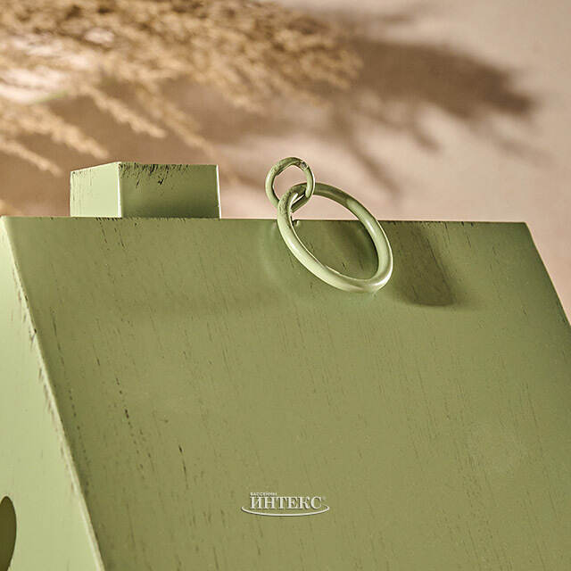 Подсвечник - домик Ромашки и пчелки 27*14 см зеленый Boltze (Больтце)