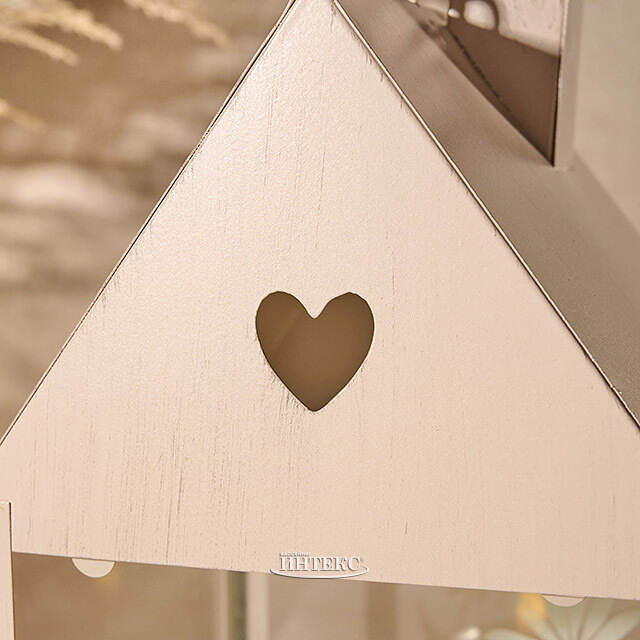 Подсвечник - домик Ромашки и пчелки 27 см бежевый Boltze (Больтце)