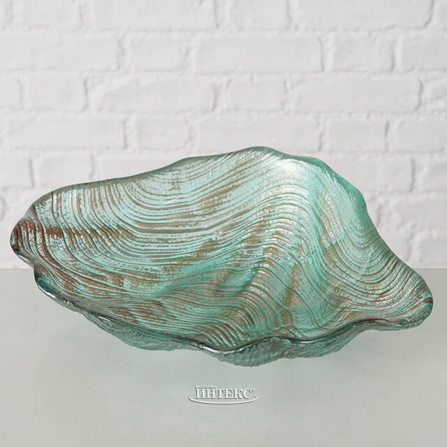 Блюдо для подачи закусок Seashell 20 см, стекло Boltze (Больтце)