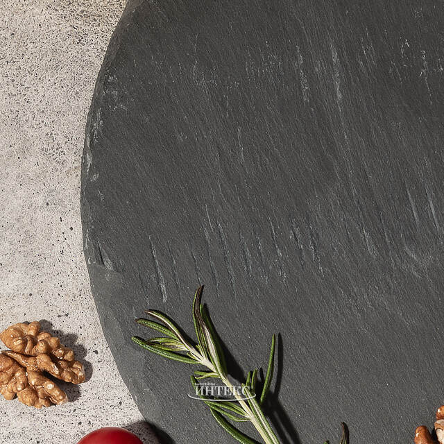 Тарелка для сыра 30 см, сланец Koopman