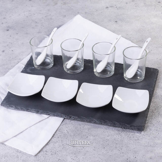 Набор для сервировки закусок с подносом Marseille 31*21 см, 13 предметов Koopman