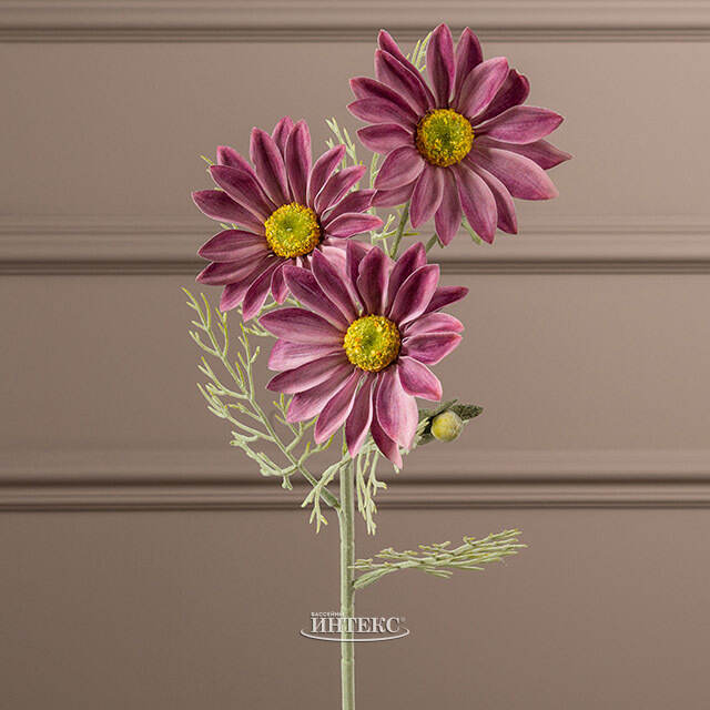 Искуcственная ветка Ромашка - Summer Freshness 65 см фуксия EDG
