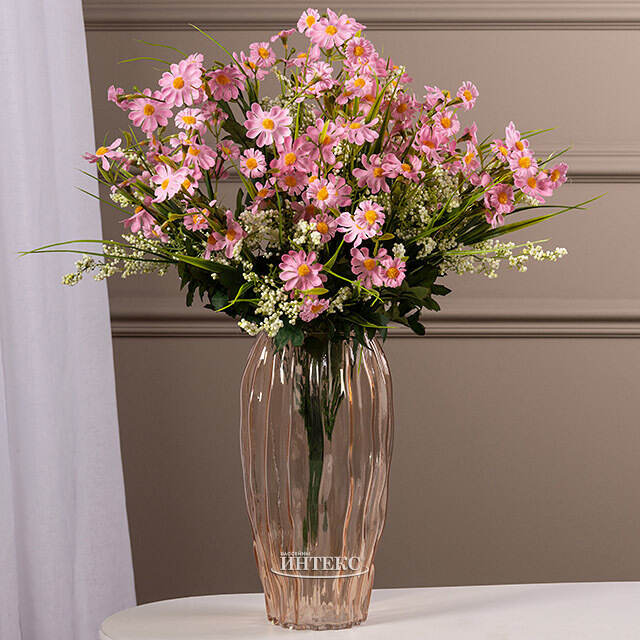 Искусственный букет Ромашка - A Gentle Kiss 50 см розовый EDG