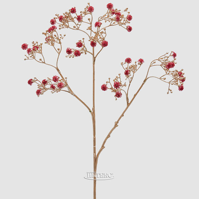 Искусственная ветка Гипсофила Floral Veil 68 см бургунди EDG