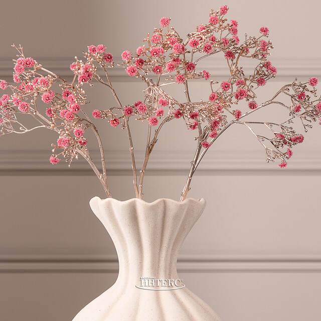 Искусственная ветка Гипсофила Floral Veil 68 см бургунди EDG