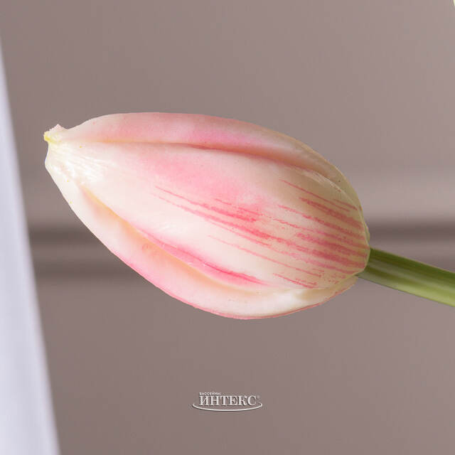 Силиконовые тюльпаны Hidalgo 9 шт, 29 см нежно-розовые EDG