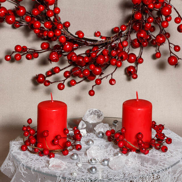 Венок для свечи Ягодный Десерт 9 см Swerox