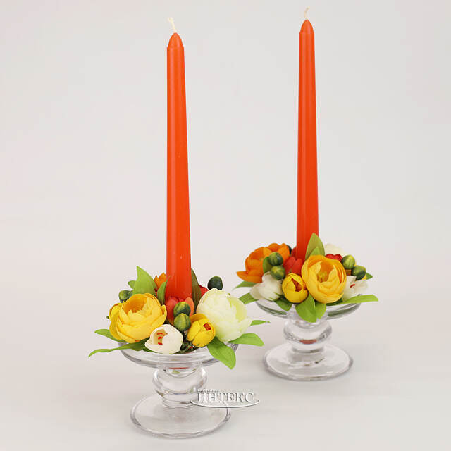 Венок для свечи Ранункулюс - Di Biancan 12 см EDG