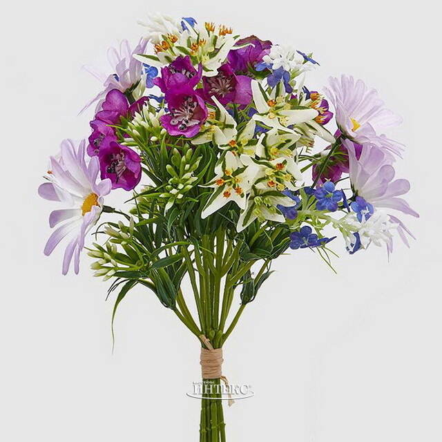 Искусственный букет Serrano 28 см фиолетовый EDG