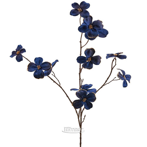 Декоративная ветка Cornus di Amore 100 см синяя EDG