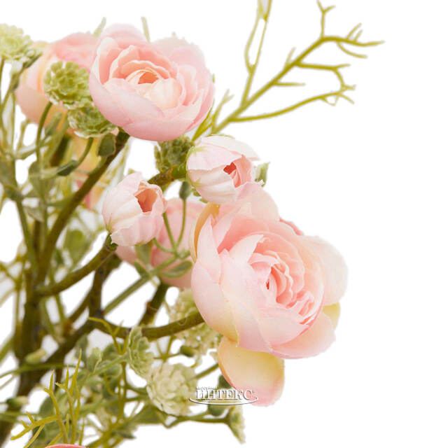 Искусственный букет Ранункулюсы Noelia 40 см светло-розовый EDG