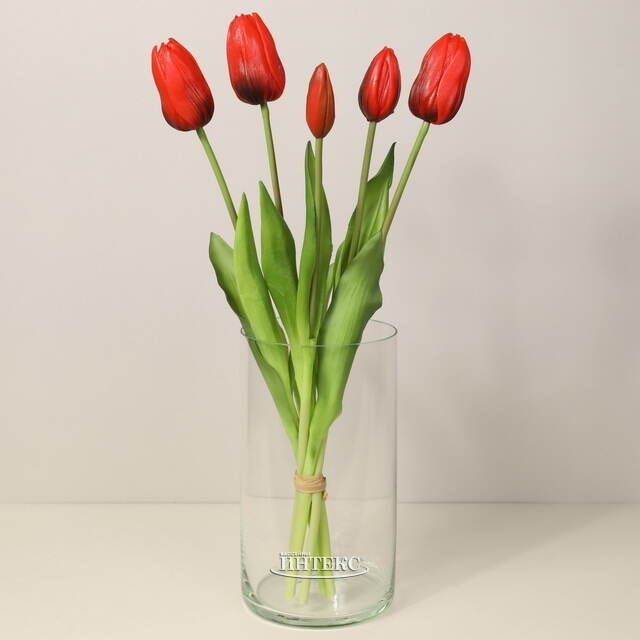 Силиконовые тюльпаны Stella dell Arizona 5 шт, 40 см EDG