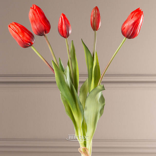 Силиконовые тюльпаны Stella dell Arizona 5 шт, 40 см EDG