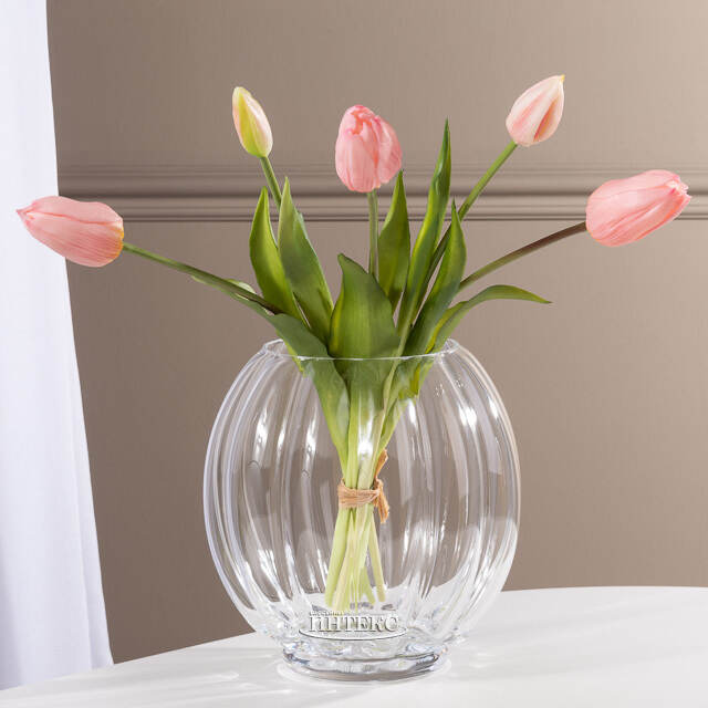 Силиконовые тюльпаны Signora Rosa 5 шт, 40 см EDG