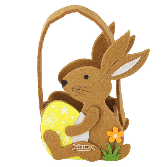Сумка для подарков Пасхальный Кролик 12*8 см, фетр Breitner (Брайтнер)