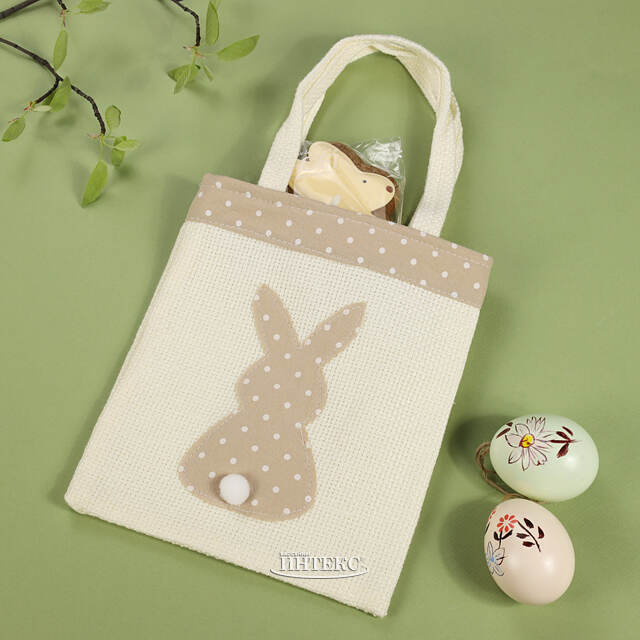 Пасхальная сумочка Весенний Сюрприз 21*17 см бежевая Breitner (Брайтнер)