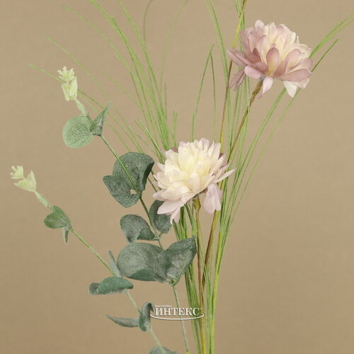 Искусственный букет Florance Garden - Розовые Георгины 66 см Kaemingk