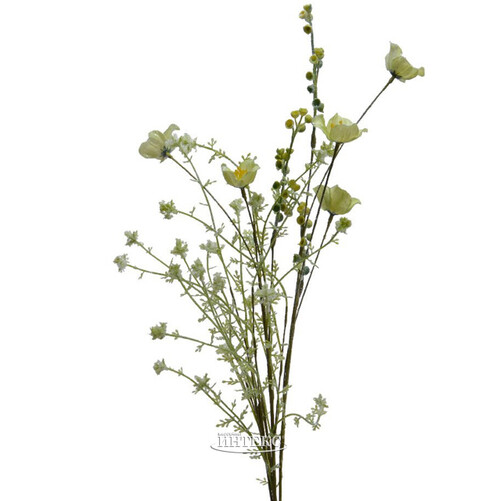 Искусственный букет Florance Garden - Ментоловые Лютики 67 см Kaemingk