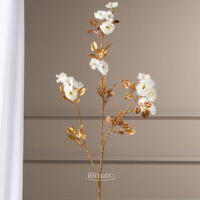 Декоративная ветка Ла Вилла Котта 87 см белая Kaemingk (Кейминг)