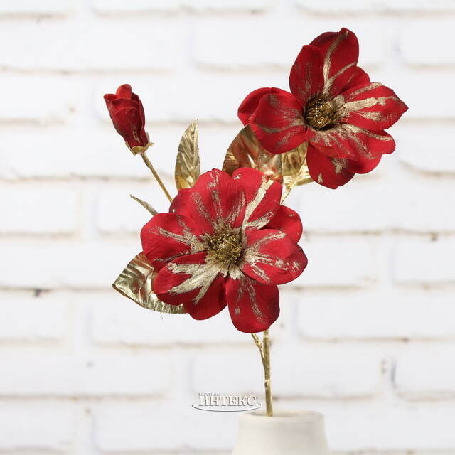 Искусственная Магнолия Ruby Wine 70 см Kaemingk