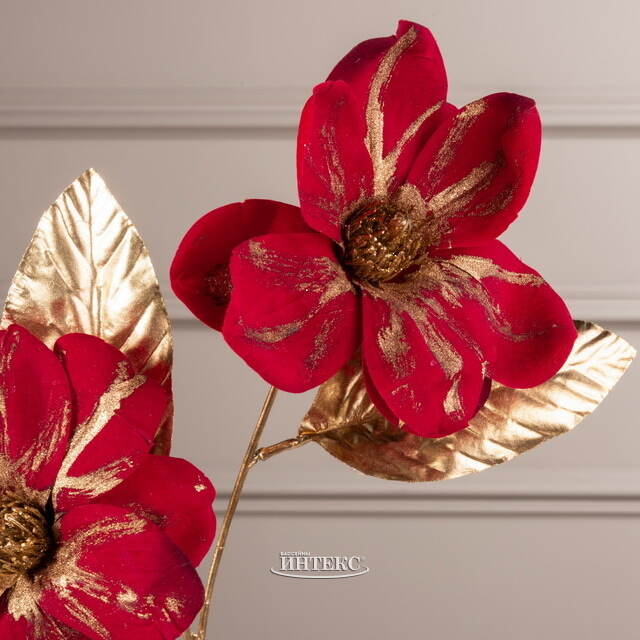 Искусственная Магнолия Ruby Wine 70 см Kaemingk