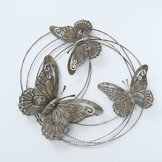 Декоративное панно Silver Morpho 58*56 см Boltze (Больтце)