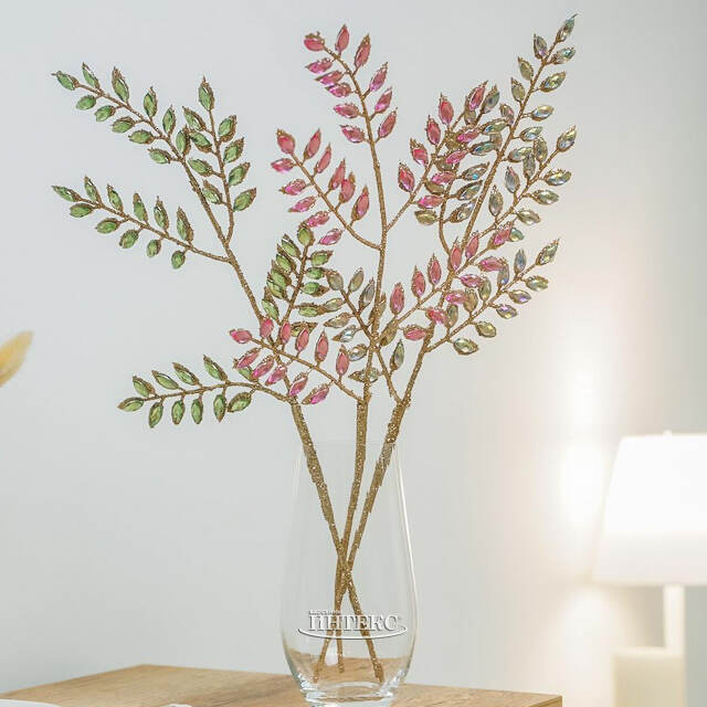 Искусственная ветка Larry 40 см розовая EDG