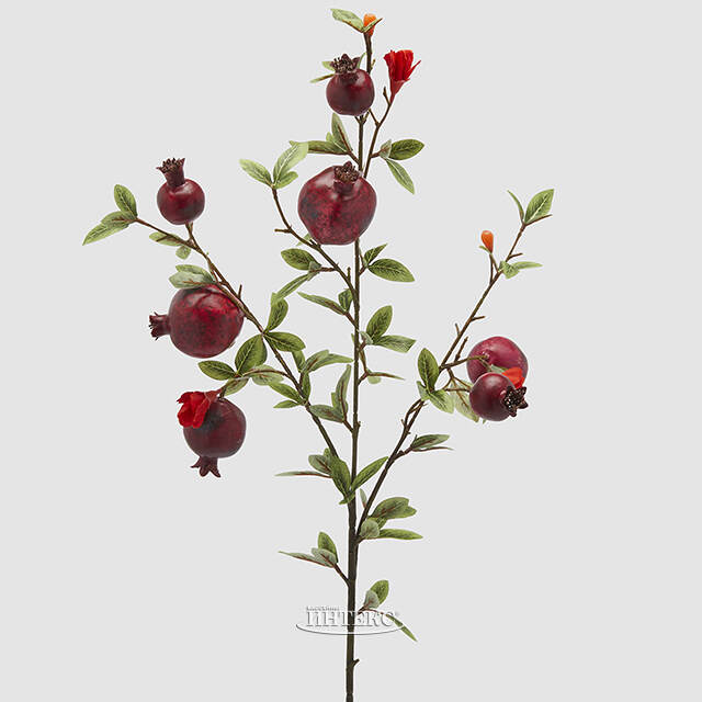 Искусственная ветка Гранат Легрелле 76 см бургунди EDG