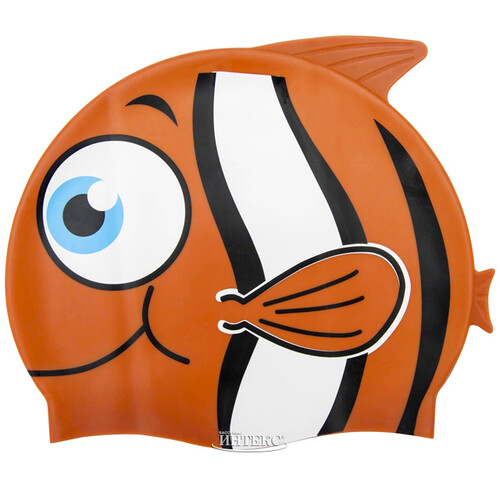 Детская шапочка для плавания Рыбка оранжевая, 3+ Bestway