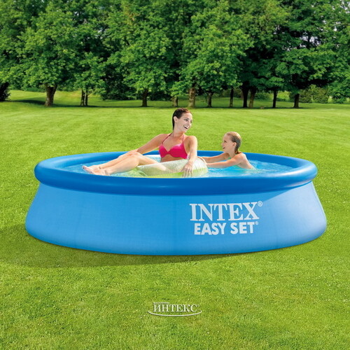 Надувной бассейн 28108 Intex Easy Set 244*61 см, фильтр-насос INTEX