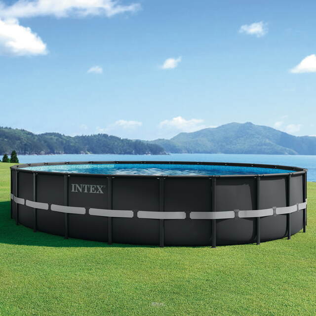 Каркасный бассейн 26340 Intex Ultra XTR Frame 732*132 см, песочный фильтр, аксессуары, уцененный INTEX