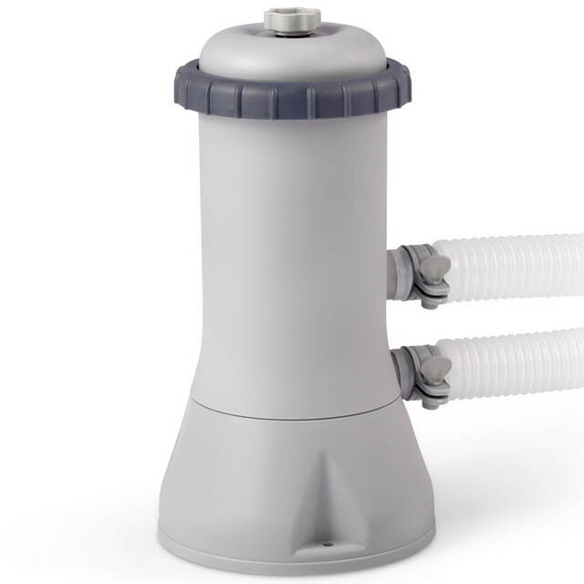 Каркасный бассейн 26720 Intex Prism Frame (Интекс Призм Фрейм) 427*107 см серый, фильтр-насос, аксессуары INTEX (Интекс)