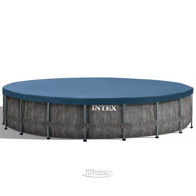 Каркасный бассейн 26744 Intex GreyWood Prism Frame (Интекс Грейвуд Призм Фрейм) 549*122 см, картриджный фильтр, аксессуары INTEX (Интекс)