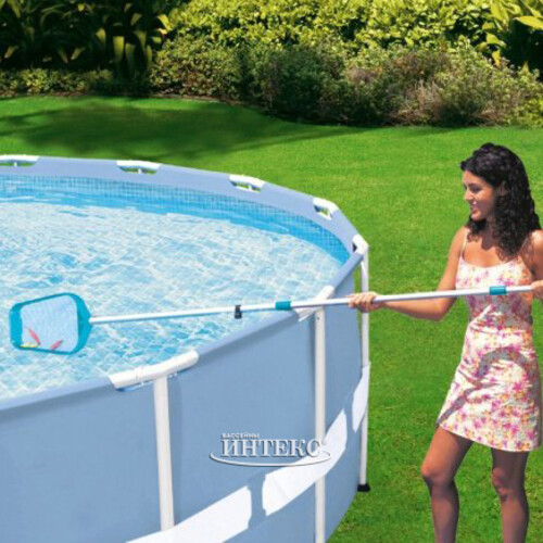 Набор для чистки бассейнов, голубой INTEX