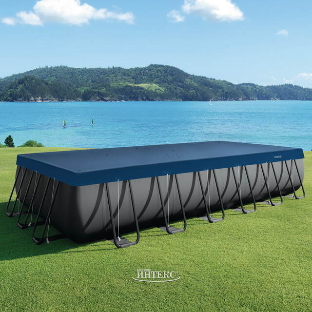 Всесезонный тент для каркасных бассейнов Deluxe (Делюкс) 732*366 см Intex (Интекс) 28087 INTEX (Интекс)
