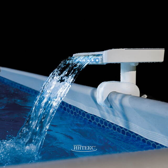 Водопад с цветной LED подсветкой INTEX