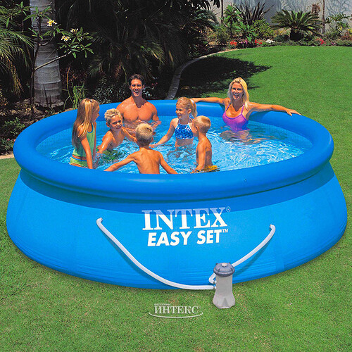 Надувной бассейн Easy Set 366*91 см, фильтр-насос INTEX