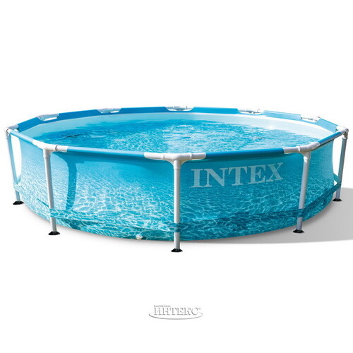 Каркасный бассейн 28208 Intex Metal Frame Beachside 305*76 см, фильтр-насос INTEX