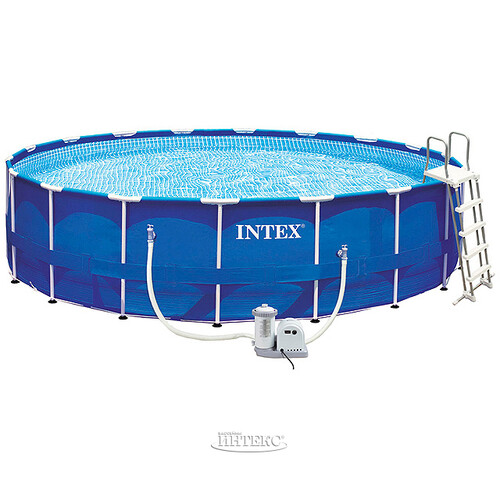 Каркасный бассейн Intex Metal Frame 549*122 см, фильтр-насос, аксессуары INTEX