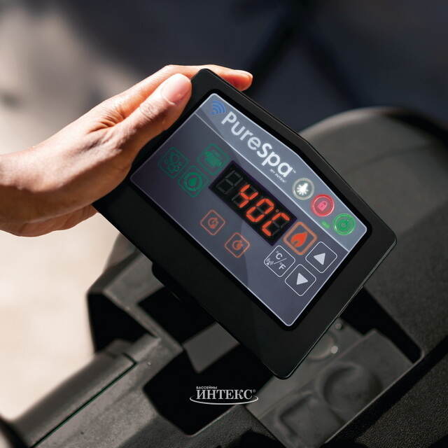 Надувной спа-бассейн Intex (Интекс) 28494 Glow Deluxe (Глоу Делюкс) 196*71 см, подсветка INTEX (Интекс)