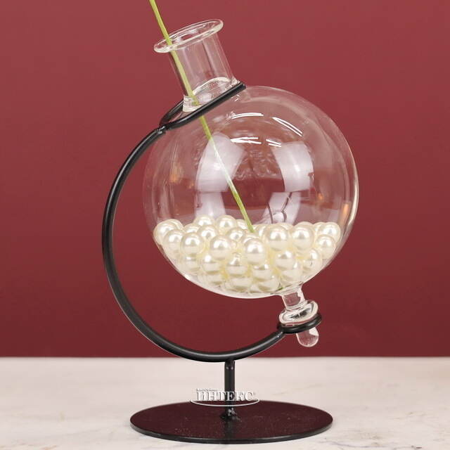 Стеклянная ваза для декора Мальсибер 14 см Ideas4Seasons (Идеас Фор Сезонс)