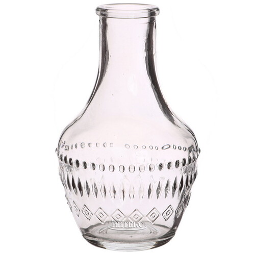 Стеклянная ваза-бутылка Milano 10 см прозрачная Ideas4Seasons