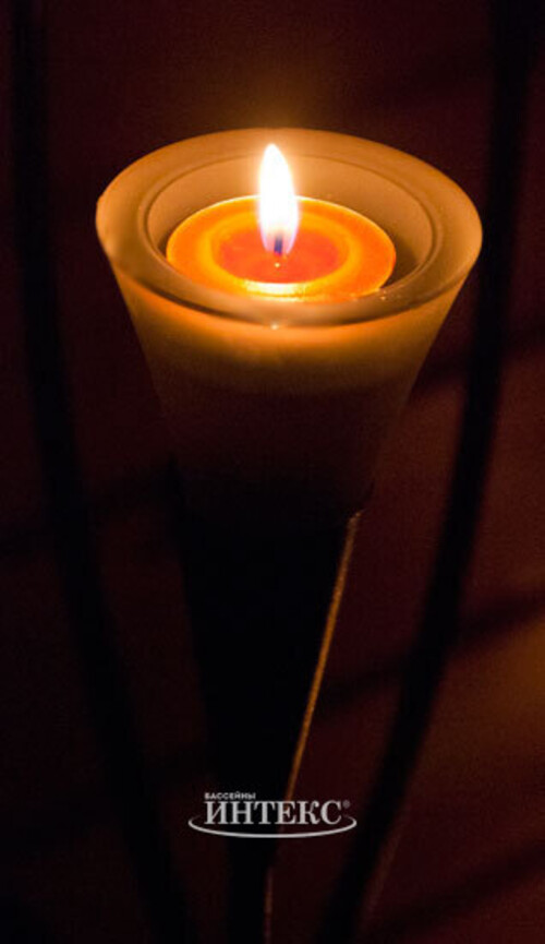 Подсвечник металлический Лирика на 3 свечи, 40 см Kaemingk