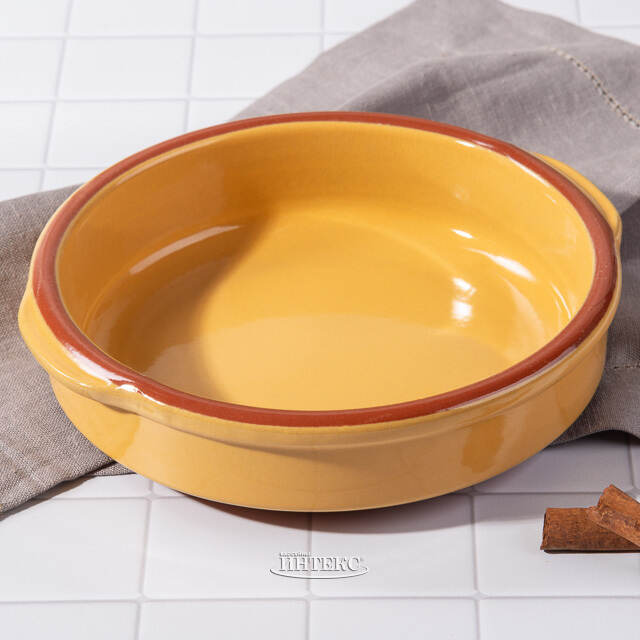 Керамическое блюдо Селена 18*4 см, 650 мл, песочное Koopman