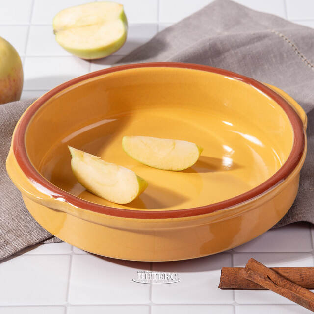 Керамическое блюдо Селена 18*4 см, 650 мл, песочное Koopman