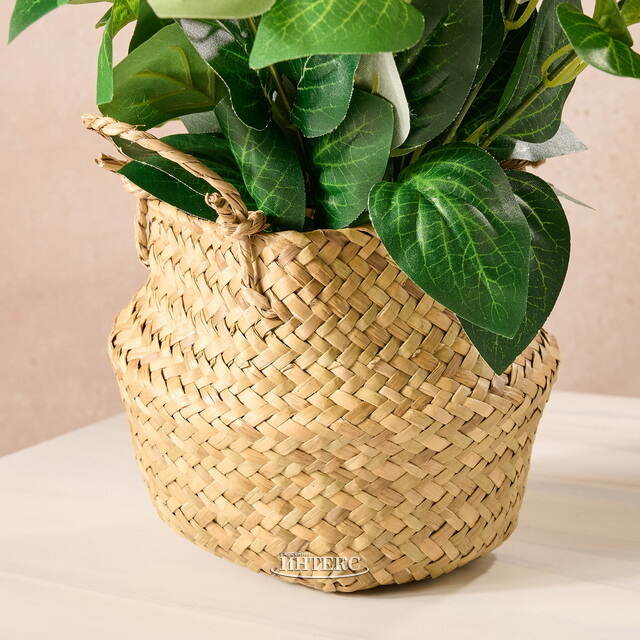 Искусственный цветок в горшке Петуния 35*20 см белая Koopman (Купман)