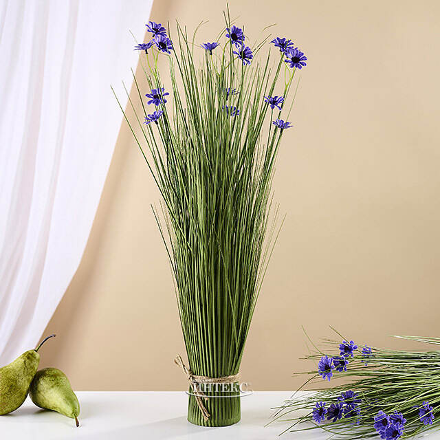 Искусственный букет Полевые Цветы 55 см фиолетовый Koopman